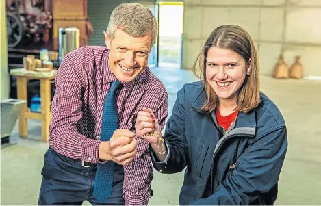  ??  ?? Willie Rennie and Jo Swinson, who may replace him as Scottish Lib Dem leader after next year’s Scots elections.