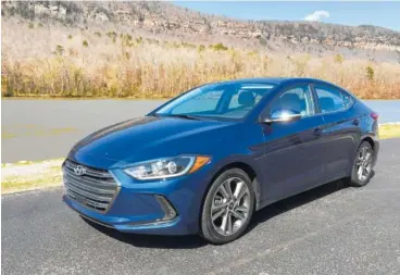  ?? STAFF PHOTO BY MARK KENNEDY ?? The 2018 Hyundai Elantra offers tons of bang for the buck.