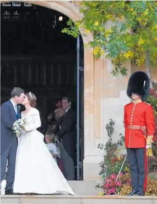  ?? Photos / AP ?? Sarah Ferguson at her daughter’s wedding; with Princess Beatrice.