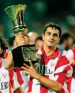  ??  ?? Vicenza Gianni Lopez e la Coppa Italia ‘97