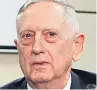  ??  ?? UNITED General Jim Mattis