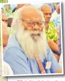  ?? Picture: ELIKI NUKUTABU ?? Silivio Vueti during the Tailevu Provincial Council meeting in Namara, Tailevu yesterday.