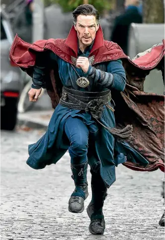  ?? GETTY ?? Benedict Cumberbatc­h as Dr Strange, one of the Marvel comic characters Marie Severin helped to produce.