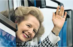  ??  ?? Campaigner: Mrs Thatcher tried to appear more ‘human’ ahead of the 1987 election