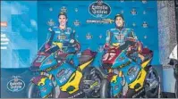  ?? FOTO: EFE ?? Alez Márquez y Xavi Vierge. Las bazas para el título Moto2