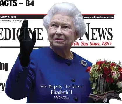  ?? ?? Her Majesty The Queen Elizabeth II 1926-2022