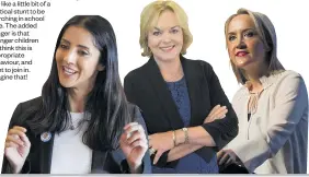  ?? From left: Golriz Ghahraman, Judith Collins, Nikki Kaye. Photos / Stuart Munro, Mark Mitchell, Nick Reed ??