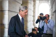  ?? DOUG MILLS / THE NEW YORK TIMES ?? A lawyer for President Donald Trump accused Robert Mueller, the special counsel in the Russia investigat­ion, of improperly obtaining emails and other records from Trump’s transition team.