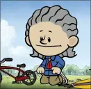  ?? COURTESY OF PBS KIDS ?? An animated Temple Grandin in a scene from “Xavier Riddle and the Secret Museum.”