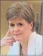  ??  ?? Nicola Sturgeon