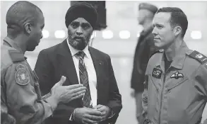  ?? LARS HAGBERG / THE CANADIAN PRESS FILES ?? Defence Minister Harjit Sajjan indicated earlier this month that the defence acquisitio­n was a mess and could use more resources.