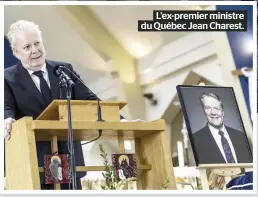  ?? ?? L’ex-premier ministre du Québec Jean Charest.