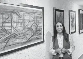  ?? /CORTESÍA: CLAUDIA CATALÁ ?? La Galería Catalá impulsa el talento de artistas emergentes