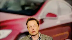  ?? REUTERS ?? Elon Musk, fondatore e ceo di Tesla