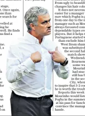  ??  ?? Final word: Jose Mourinho criticised his players over the West Brom defeat but their football did the talking for them yesterday