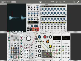  ??  ?? A full modular synth experience on your iPhone or iPad.. Who’d have thought…