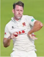  ??  ?? Swansong: David Masters will be bowing out for Essex today