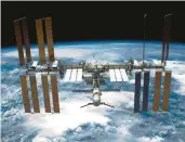  ?? NASA 2011 ?? The head of Russia’s space program says Western sanctions will put the Internatio­nal Space Station at risk.