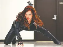  ?? MARVEL/DISNEY ?? Scarlett Johansson’s Black Widow was the first of many blockbuste­rs to be put on hold. It will now open in November.