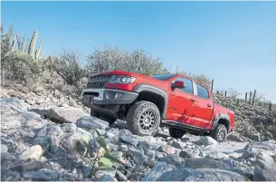  ?? CHEVROLET ?? The Chevrolet Colorado ZR2 Bison off-roader is new in 2019, definitely a pickup to go anywhere.