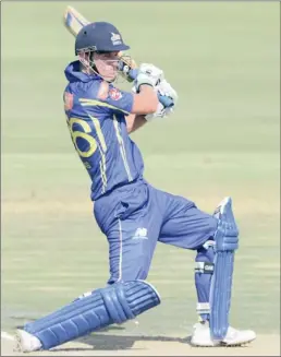  ??  ?? TOP BAT: The Cape Cobras’ Dane Vilas hit an enterprisi­ng 48 off 36 balls in a victory for the home side in Paarl last night