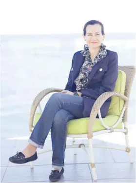  ?? FOTO: IGNACIO SERRANO LETELIER ?? La abogada y congresist­a colombiana Clara Rojas en Viña del Mar, ayer.