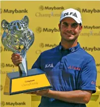  ?? AP ?? Shubhankar Sharma claimed his second Euro Tour victory. —