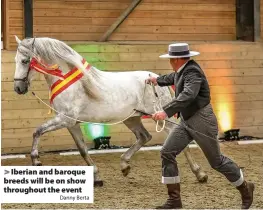  ?? Danny Berta ?? Iberian and baroque breeds will be on show throughout the event