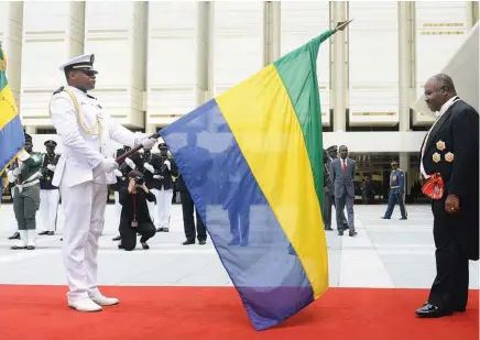  ?? AFP ?? Presidente do Gabão Ali Bongo Ondimba já tomou posse mas a sua vitória continua a ser rejeitada pelo candidato derrotado Jean Ping