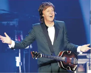  ?? ?? El afamado músico James Paul Mccartney llegó a los 80 años este sábado.