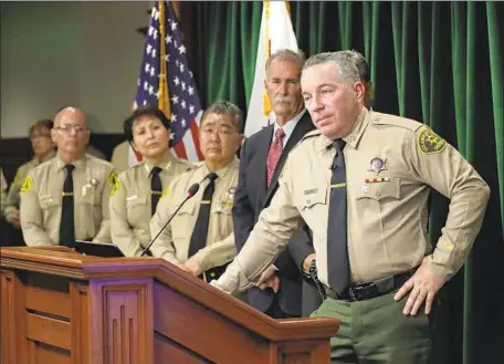  ?? Irfan Khan Los Angeles Times ?? SHERIFF ALEX VILLANUEVA has argued that previous sheriffs were too harsh in punishing deputies and that he wants to be fairer.