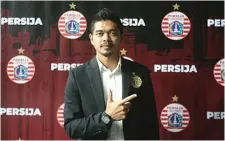  ?? SALMAN TOYIBI/JAWA POS ?? PERAN BARU: Bambang Pamungkas saat sesi perkenalan pelatih dan manajer baru Persija Jakarta di Kuningan kemarin.