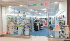  ?? ?? Health for Life’s new store in Coastlands Shopping Mall.