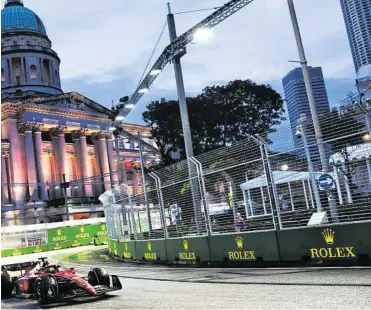  ?? GEPA, APA ?? Charles Leclerc machte mit seinem Ferrari im Qualifying die beste Figur