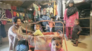  ?? Amit Mehra ?? Sona Miya, 30, a father of four, claims to have been among the first Rohingyas to arrive in Mewat.
