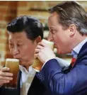  ??  ?? State visit: Xi with Cameron