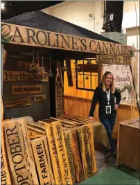  ?? Submitted photo ?? Caroline Frankel is the owner of Caroline’s Cannabis, LLC, one of six marijuana businesses that have signed community host agreements with the Town of Uxbridge.