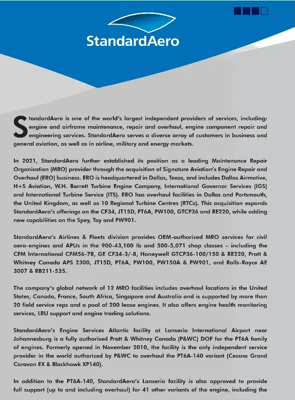 Standard Aero PressReader