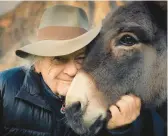  ?? SIDESHOW AND JANUS FILMS ?? Filmmaker Jerzy Skolimowsk­i is seen on the set of “EO,” a film about a circus donkey.