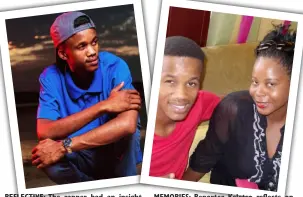  ?? ?? MEMORIES: Reporter Keletso reflects on a few moments with the brilliant rapper