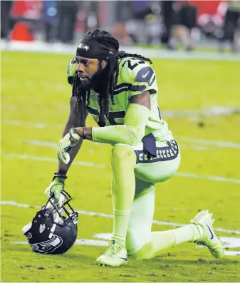  ?? Rick Scuteri / Associated Press 2017 ?? The Seahawks released cornerback Richard Sherman after an injury to his Achilles’ heel.