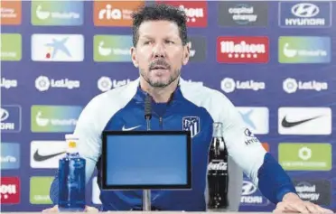  ?? // EFE ?? Simeone, en rueda de prensa