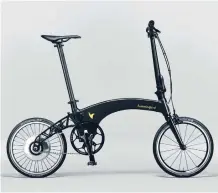  ??  ?? Hummingbir­d Electric claims it has produced the world’s lightest all-electric fold bicycle.