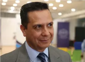  ?? JORGE SÁNCHEZ ?? Ricardo Rivera, presidente de la Coparmex en Hidalgo.