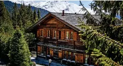  ?? ?? Dispute: The seven-bedroom luxury chalet in Verbier