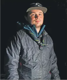  ??  ?? Rob Cochrane is the winner of this year’s Scottish Youth Award for Excellence in Mountain Culture in 2019.