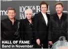  ?? ?? HALL OF FAME Band in November
