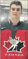  ?? SUBMITTED PHOTO ?? Jack DesRoches recently won a silver medal with Team Canada at the world deaf hockey championsh­ips in Amherst, N.Y.