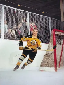  ?? POSTMEDIA FILE ?? Bobby Orr, pictured in 1966 as a Boston Bruins rookie.