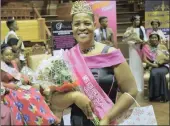 ??  ?? HANGING 10: Sibongile Gwala won the Senior Citizens title at the Miss KZN Heroes and Heroines Pageant.